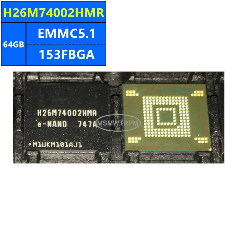 H26M78208CMR H26M74002HMR H26M74002EMR EMMC5.1 64GB 153FBGA Memory Chip IC Electronic Components New Original