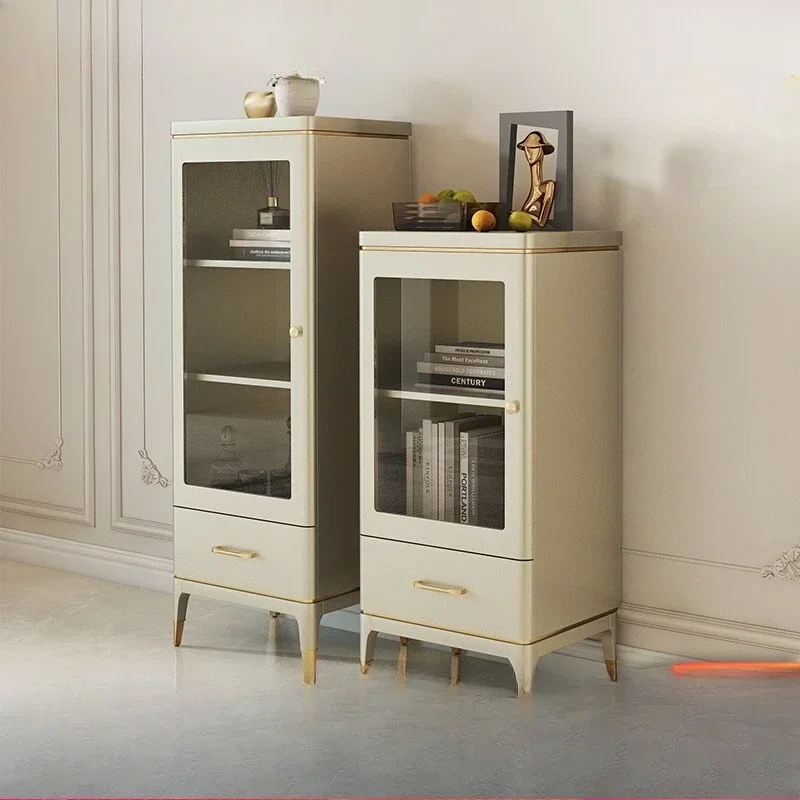 

Легкий роскошный винный шкаф, американская простая гостиная из массива дерева, стеклянный шкаф для телевизора с одной дверью от пола до стены