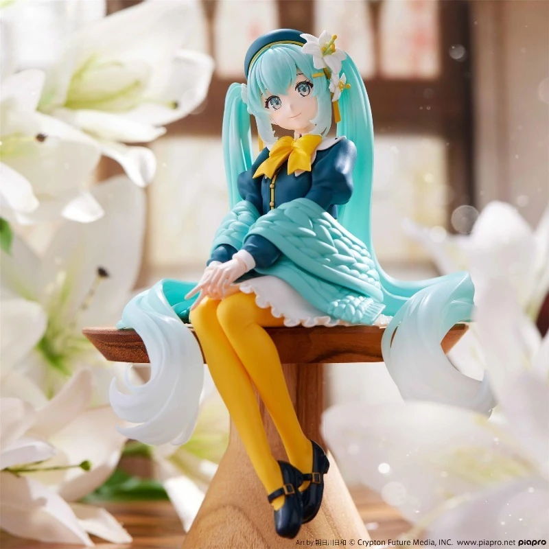 HATSUNE MIKU Lily Fairy Flower Elf Instant Noodle Druckperiphere Ornamente Pixiv Trendy Play Anime Figur Bandai Banpresto