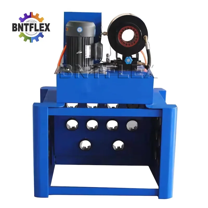 Factory Automatic 1/4-2'' Hydraulic Hose Pipe Pressing Tool Crimper Excavator Hose Crimping Machine