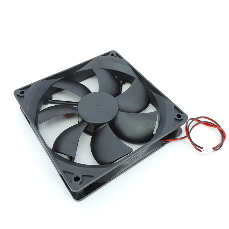 선풍기 DC 브러시리스 냉각 선풍기, PC 컴퓨터 케이스 쿨러, 120mm, 12cm, 12025 선풍기, 5V, 12V, 24V, 120mm x 120mm x 25mm, 120x120x25mm, 2 핀