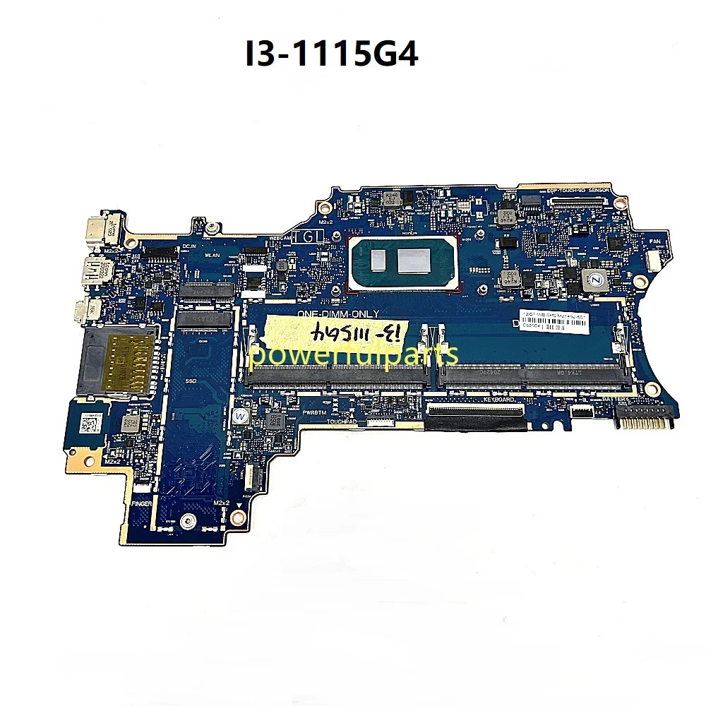 

Для материнской платы HP Pavilion x360 14m-dw 14-DW M21492-601 6050A 3202801 I3-1115G4 Встроенный процессор работает хорошо