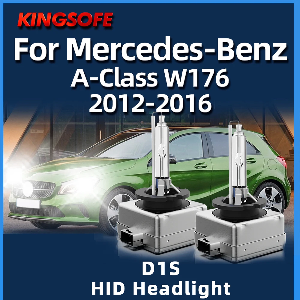 

KINGSOFE HID Xenon Lamp D1S Car Headlight 6000K Replacement Bulbs For Mercedes-Benz A-Class W176 2012 2013 2014 2015 2016