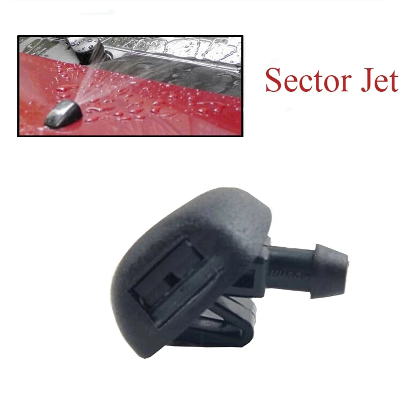 Front Windshield Wiper Nozzle for Peugeot 206 407 6438Z1 6438CA 643871 Glass Spray Accessories