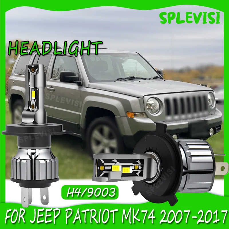 

Easy-to-Install Car LED Headlight Waterproof Design For JEEP PATRIOT MK74 2007 2008 2009 2010 2011 2012 2013 2014 2015 2016 2017