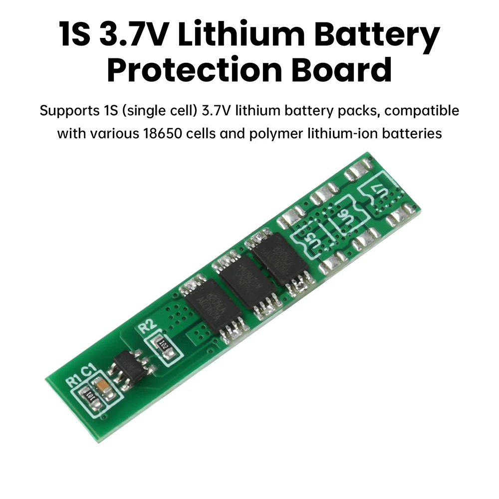 Panneau de Protection de batterie au Lithium 1S 3.7V, panneau de Protection polymère 3MOS 4MOS 6MOS 18650