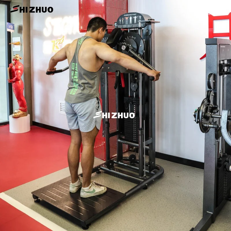 

Lateral Raise Equipment Shoulder Press Lightweight Durable Steel Standing Chest Press Machine Safe Training