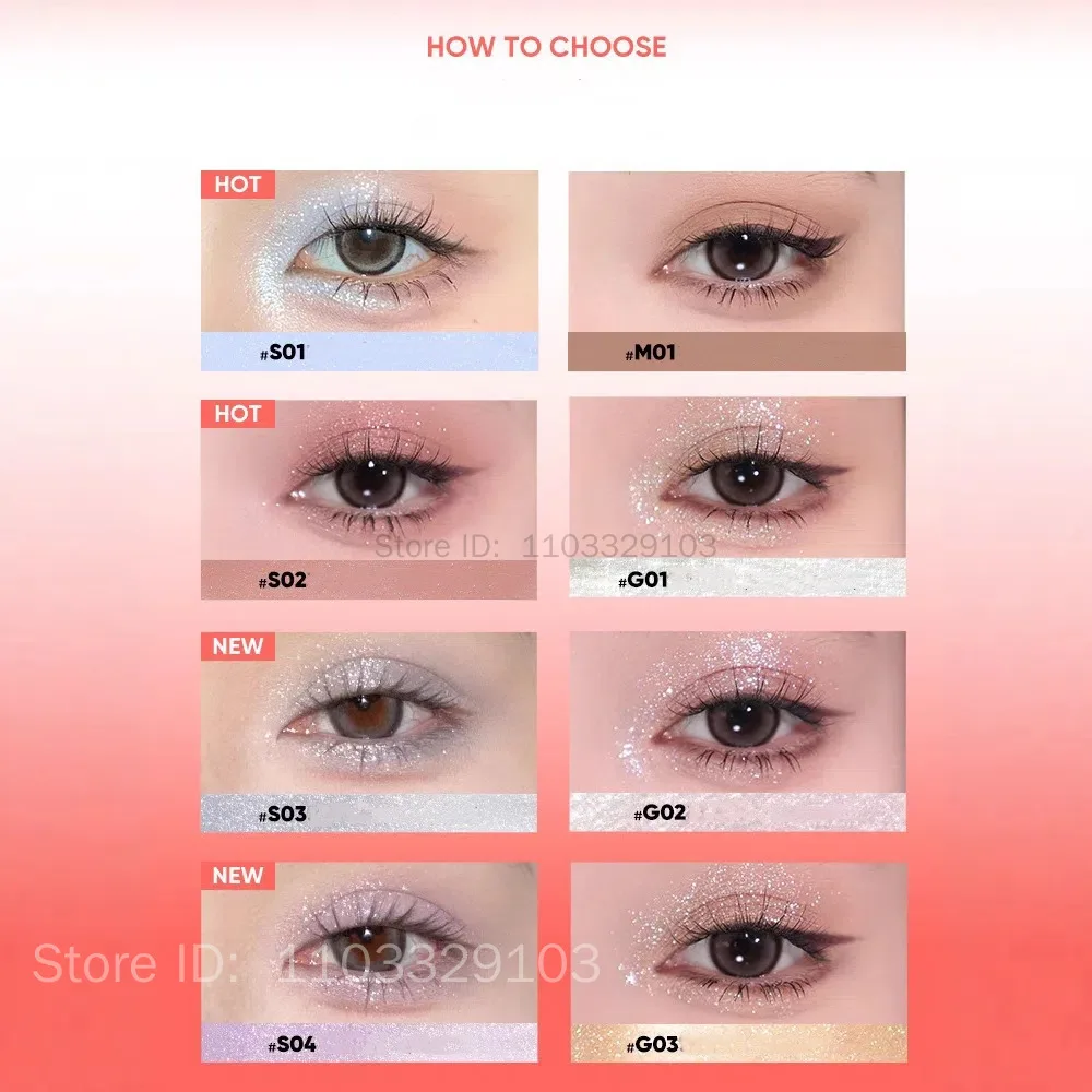 Judydoll Shimmer Metallic Glitter Eyeshadow Highly Pigmented Long Lasting Waterproof Liquid Matte Shadow Eye Makeup Cosmetics