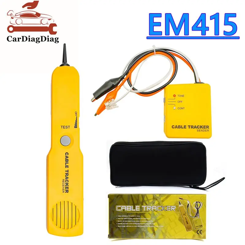 

EM415Pro автомобильный короткий кабельный трекер и тестер цепей для отслеживания проводов 6-42 В постоянного тока, автомобильный диагностический инструмент для короткого замыкания