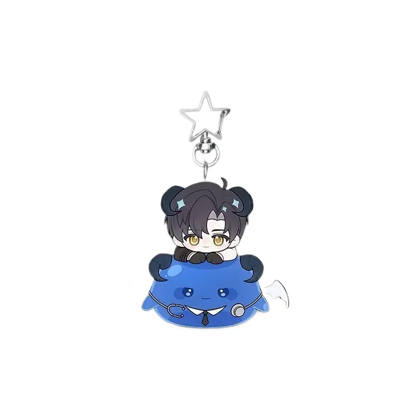 Game Love and Deepspace Bat Themed Caleb Xavier Sylus Rafayel Zayne Cute Creative Keychain Personalized Cartoon Backpack Charms