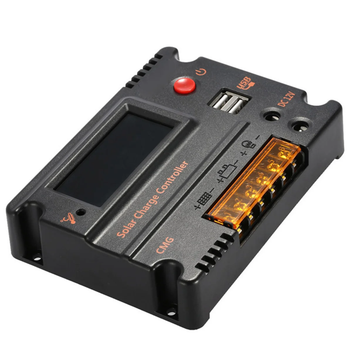 20A Solar Charge Controller 12V/24V Solar Panel Battery Regulator Auto Switch SolarController Temperature Compensation