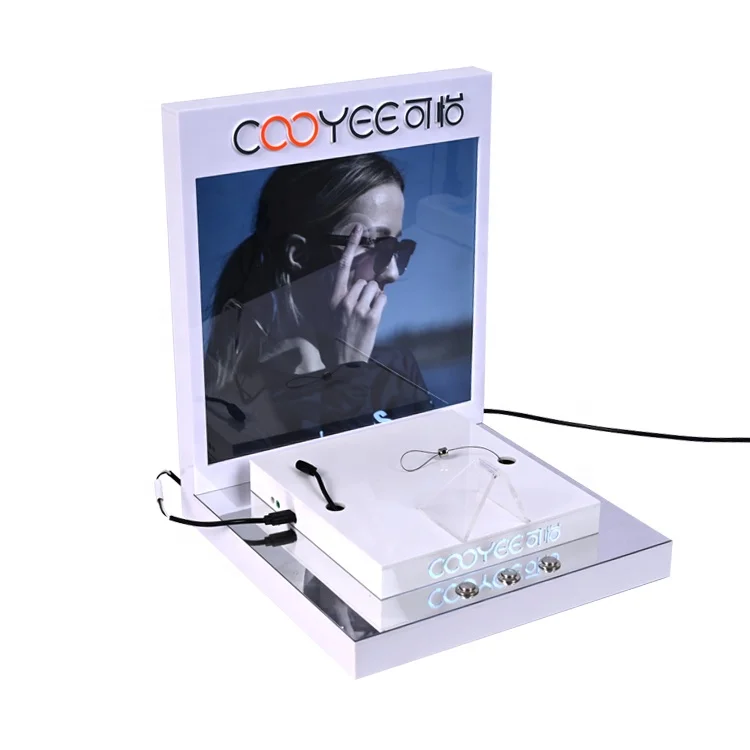 YYHC- Smart Audio Eyewear Glasses Display Acrylic Countertop Eyewear Display