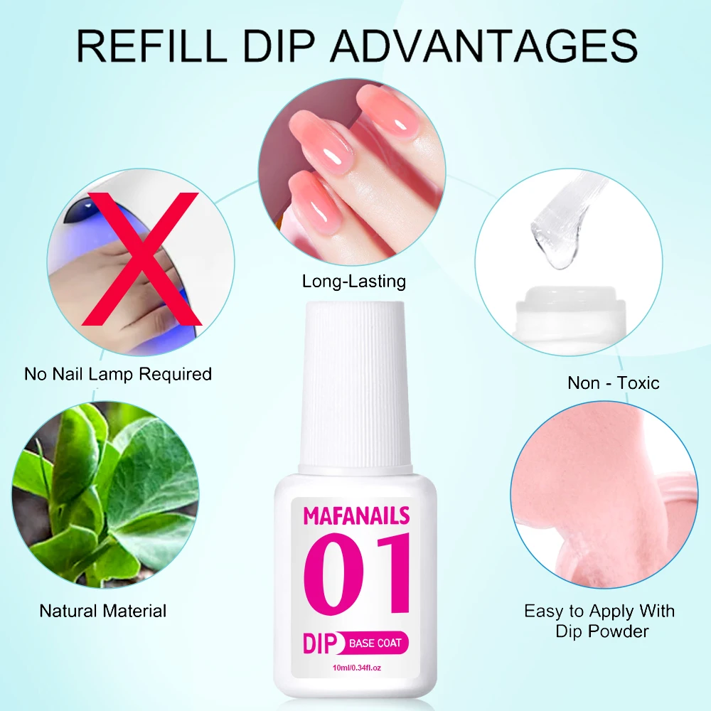 10Ml 4 Stappen Dompelpoeder Vloeibare Set Met Basislaag/Toplaag/Activator/Borstelbeveiliging Manicure Gellak Geen Nagellamp Nodig #63