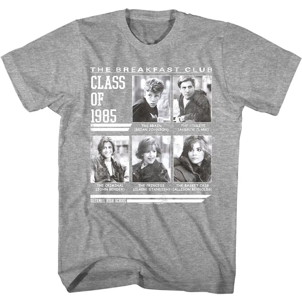 Breakfast Club Yearbook Class Of 1985 Men'S T Shirt Shermer High School Group