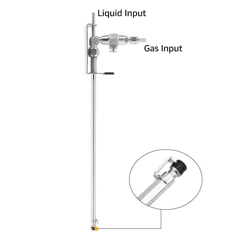 Stainless Steel Bottle Filler Beer Gun, Homebrew Kegging CO2 Carbonation Kit Handheld Easy Beer Filling Bottling with Swing Caps