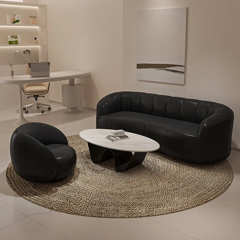 Nordique, luxe léger, laine d'agneau, canapé, magasin de vêtements