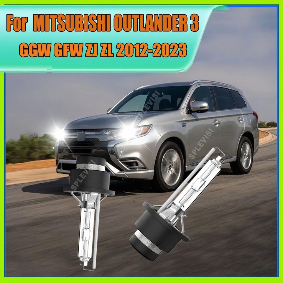 

300% Brighter Lighting Xenon 35W HID Car Headlight D4S Lamp Replacement 6000K For MITSUBISHI OUTLANDER 3 GGW GFW ZJ ZL 2012-2023