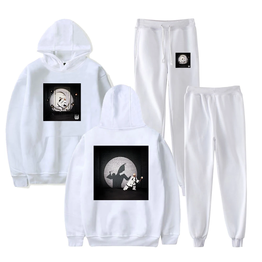 Tierra Whack World Wide Whack Album Cover Hoodie Jogger Pants Two Piece Set Sweatshirts+Sweatpants Men Women's Set