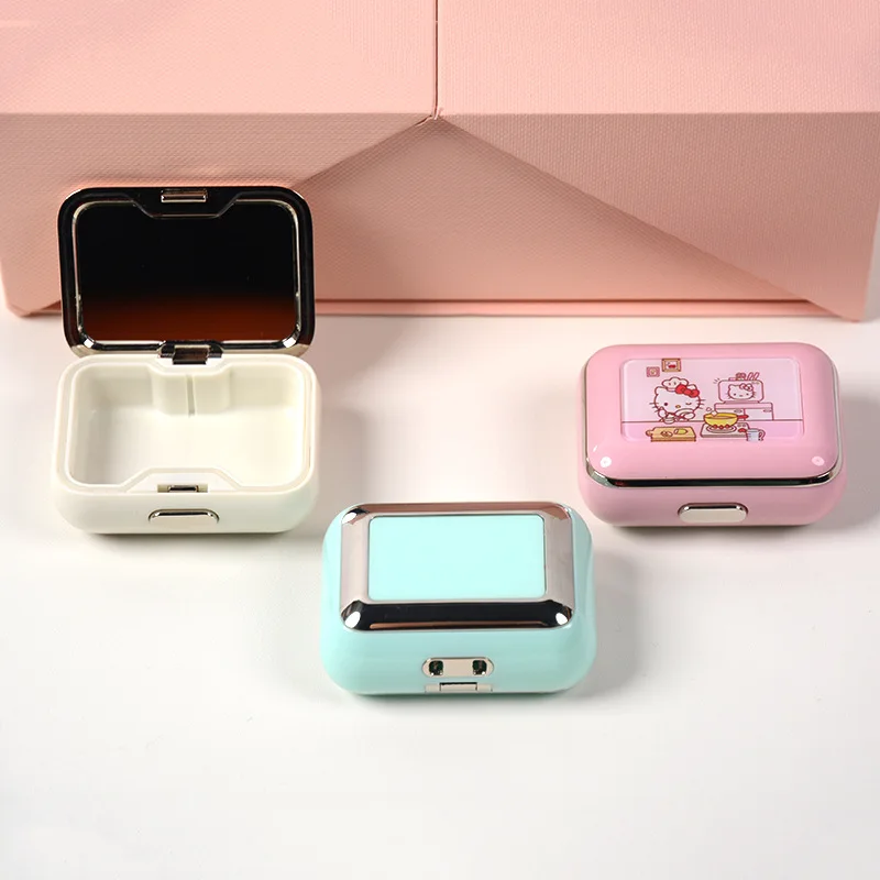 

Kawaii Cartoon Storage Box Melody Box Portable Earring Case Moisture-Proof Jewelry Box Portable Candy & Pill Case