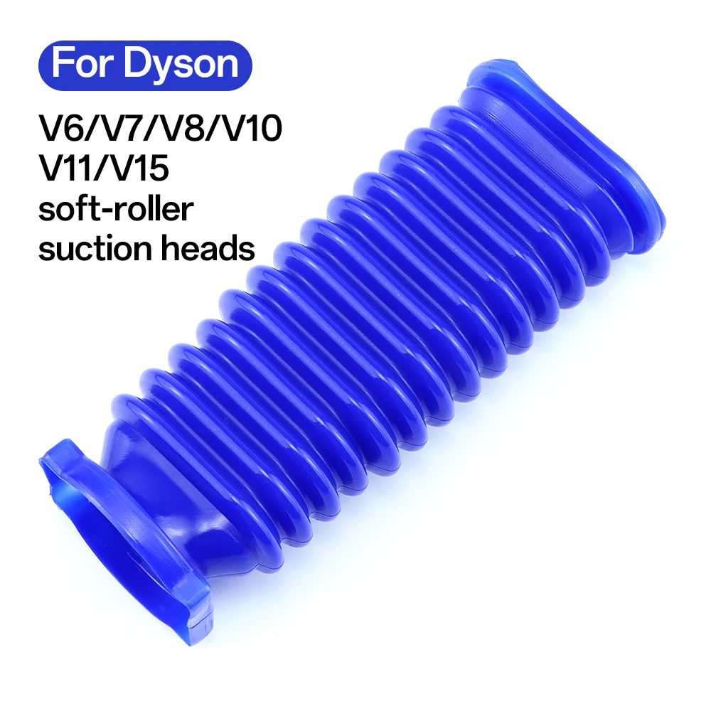 Blue Hose For Dyson V6 V7 V8 V10 V11 V15 Vacuum Cleaner Accessories Soft Velvet Roller Suction Hose Replacement Part
