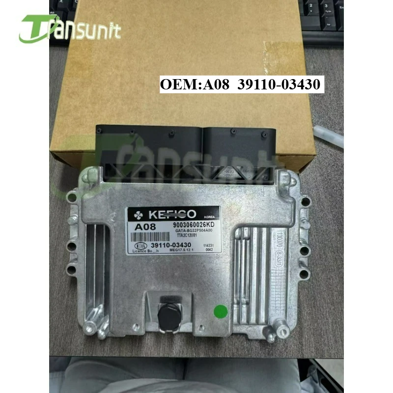 

39110-03430 A08 Brand new ECU Car Engine Computer Board Electronic Control Unit MEG17.9.12.1 Fits for Hyundai Kia 3911003430