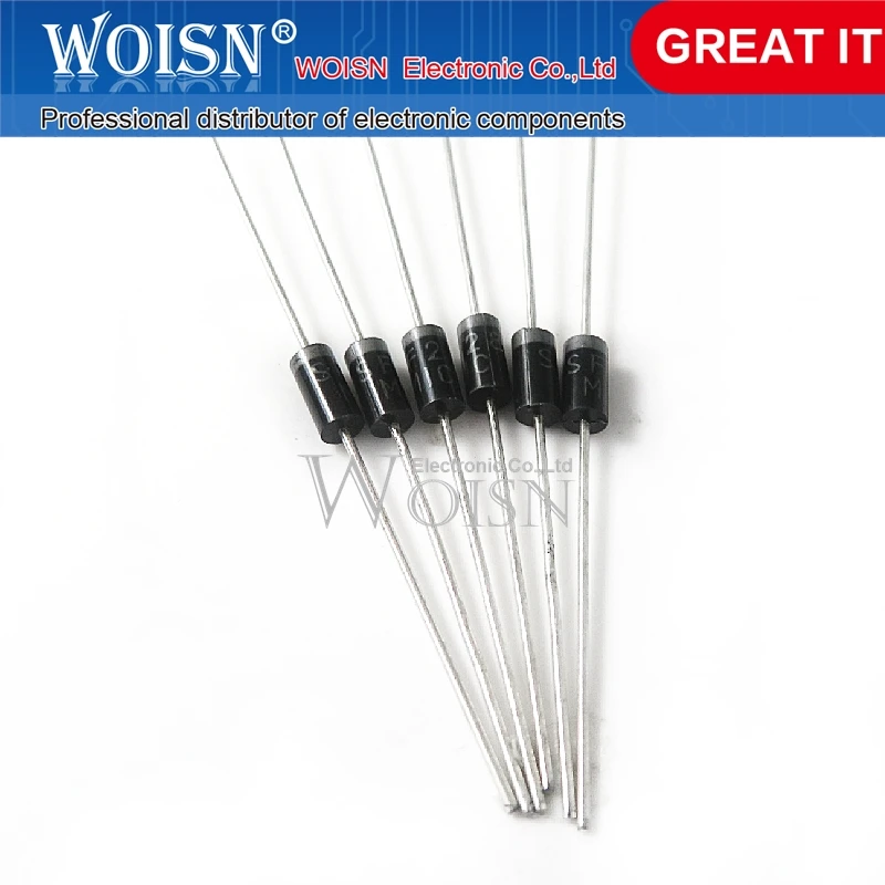 50PCS SF28 DO-41 In-Line Ultra-Fast Recovery Rectifier Diode