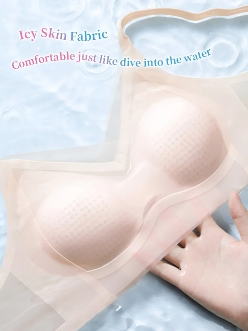 Summer Minimizer Bra Large Bust - Wireless Anti Sagging Bralette, Seamless Breathable Lightweight No Underwire Everyday Comfort