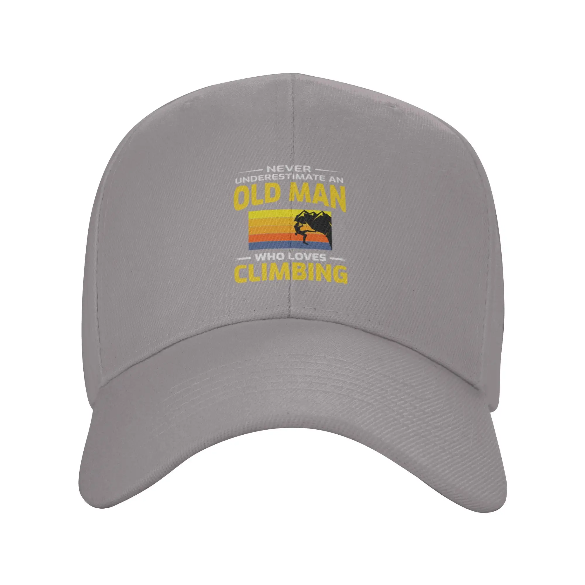 Hot Sale Rock Wall Climbing Bouldering Climber Dad Grandpa Baseball Cap  Minimalist Cap  Road Travel Cap
