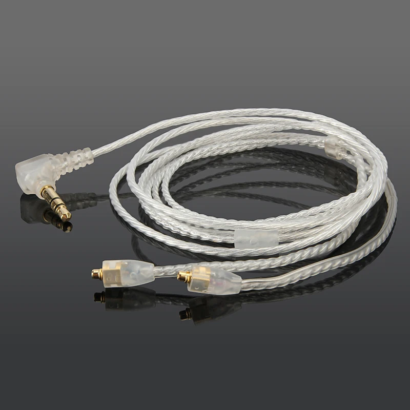 Hand-made OCC Audio Cable For Final E5000 E4000 A8000 B1 B2 B3 MAKE1 2 3 Creative AURVANA TRIO headphone