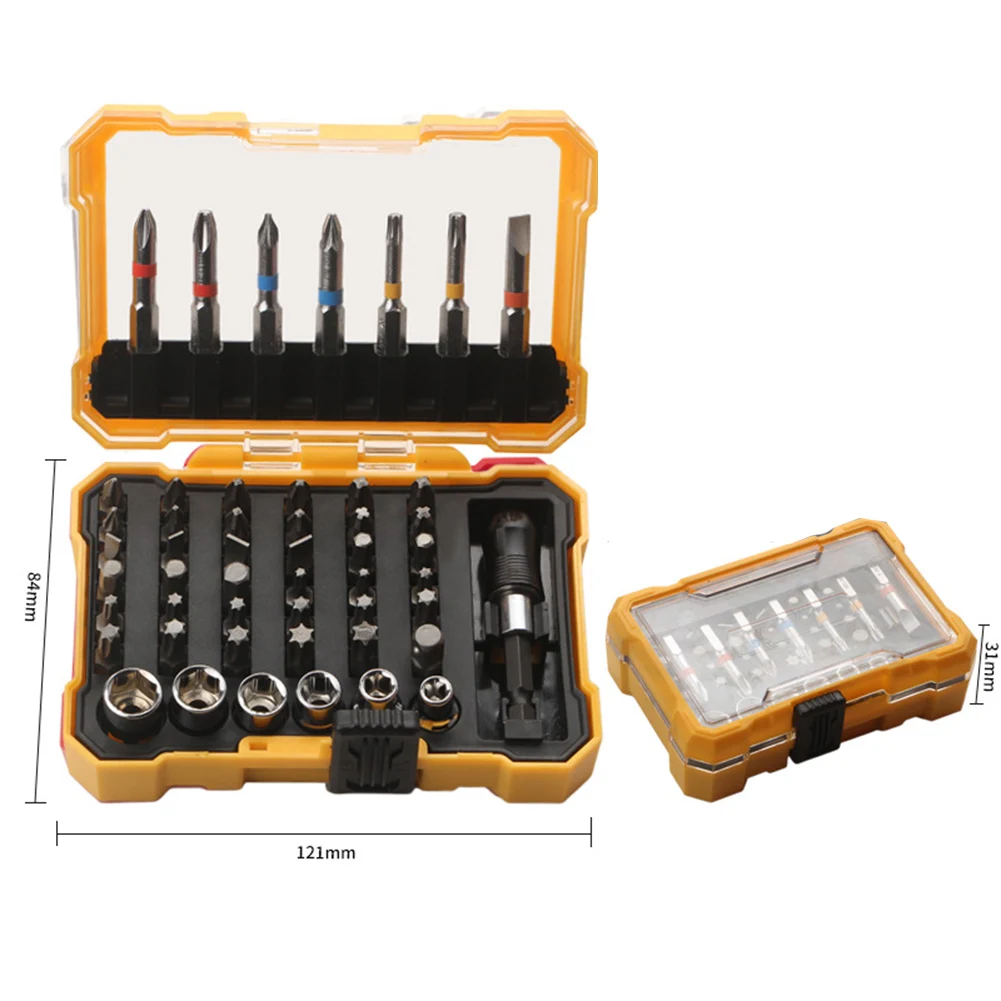 For Durable 38 Piece Ratchet Screwdriver Set with Magnetic Bits Designed for Electronics and Small Machine Repairs