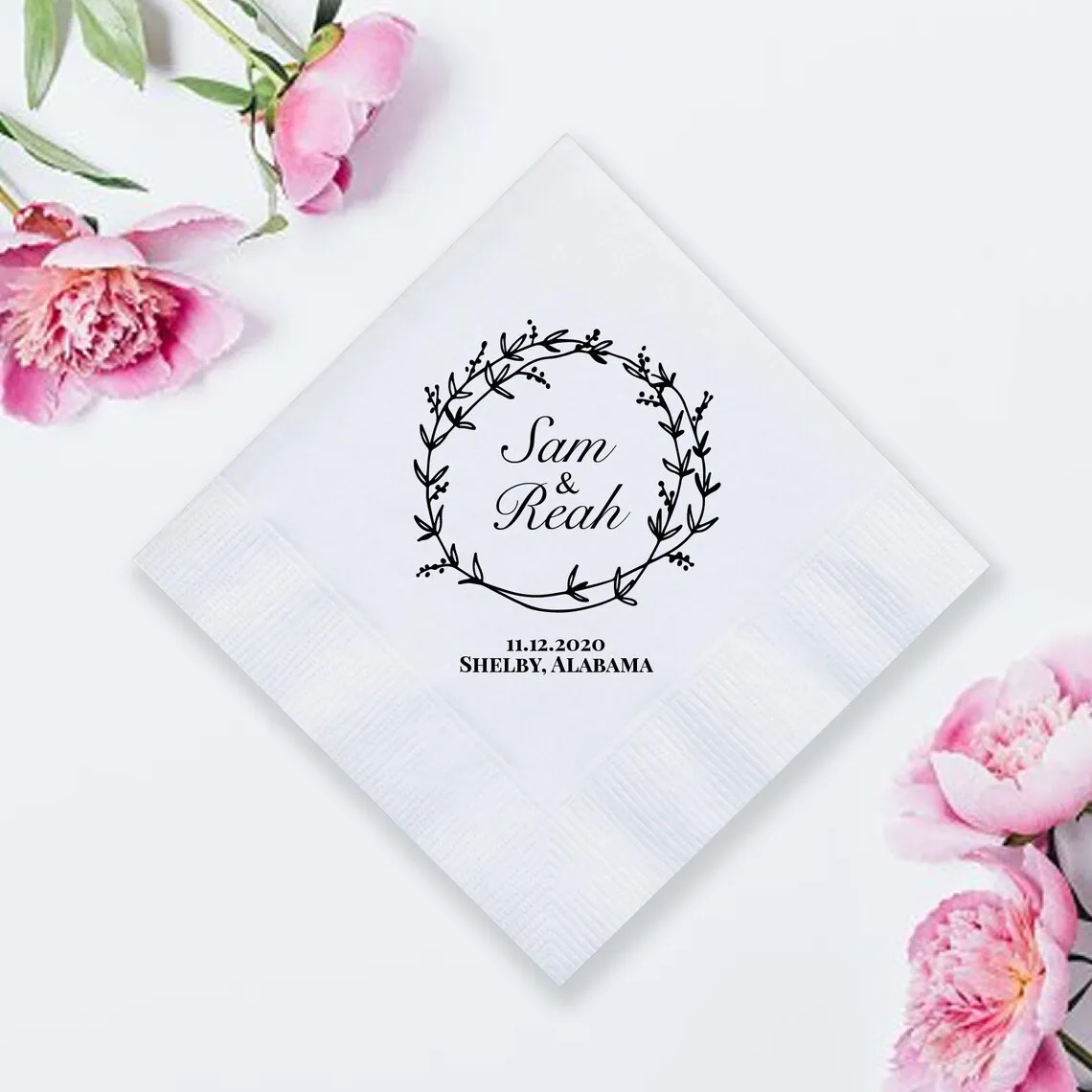 

Custom Wedding Napkins, Personalized Wedding Napkins, Custom Paper Napkins, Wedding Paper Napkin, Custom Napkin, Guest Wedding