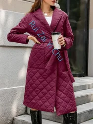 Winter Ladies Jacket Warm Quilted Coat Cotton-Padded Clothes Coats Loose Comfort Elegance New Korean Fashion Streetwear Parkas