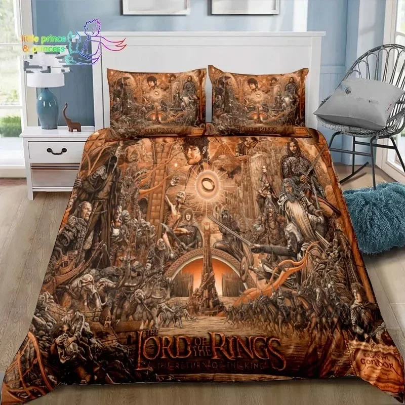 

L-Lord of the Rings H-Hobbit Комплект постельного белья Single Twin Full Queen King Size Комплект постельного белья для взрослых и детей в спальне с 3D принтом Подарок