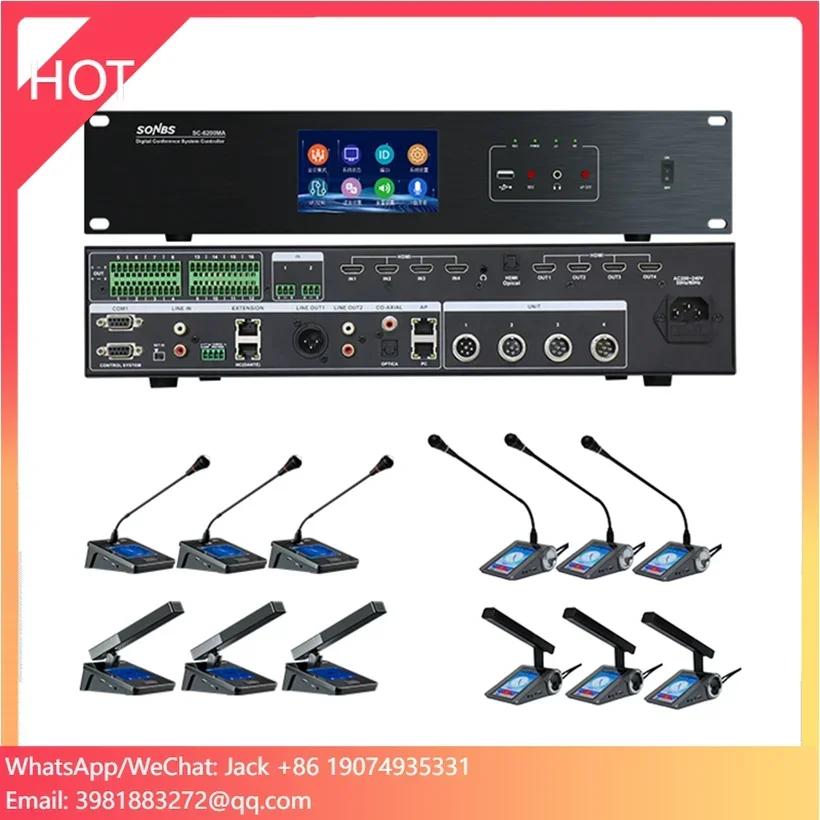 

5G Wifi Wireless Conference Microphone Conference Chairman Audio Conference System
