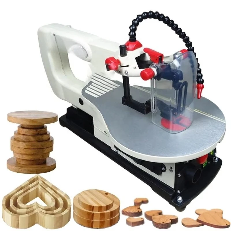 Compact Desktop Jigsaw System Versatile Precision Crafting Equipment Hobbyist Workshop Essential DIY Power Saw