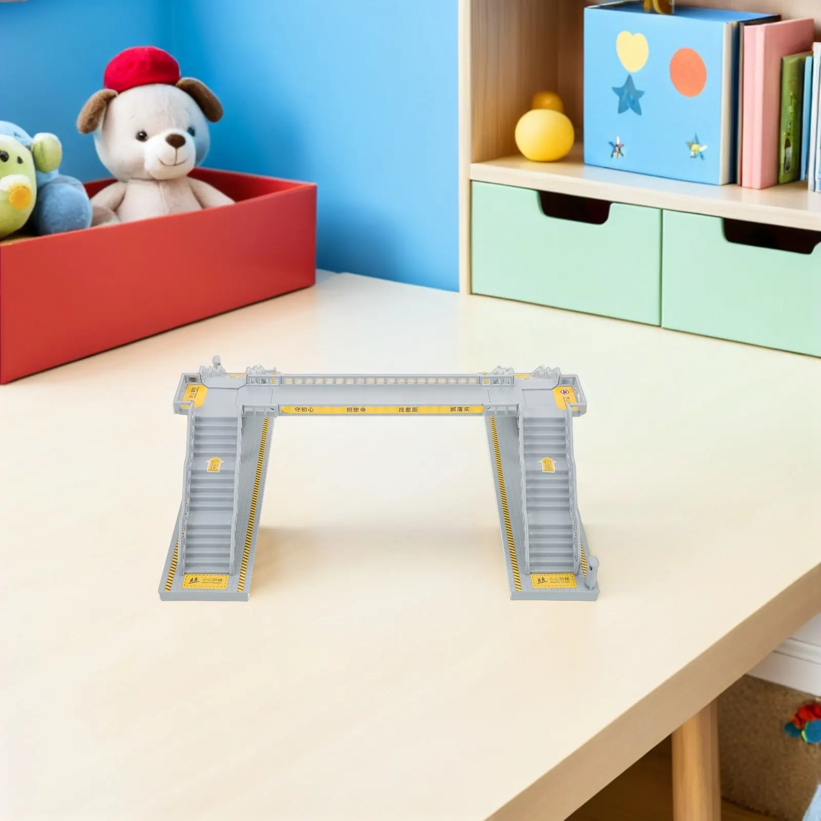 

Self Assemble Footbridge Plastic Components Sand Table City Traffic Railway Layout Pedestrian Bridge Footbridge Model