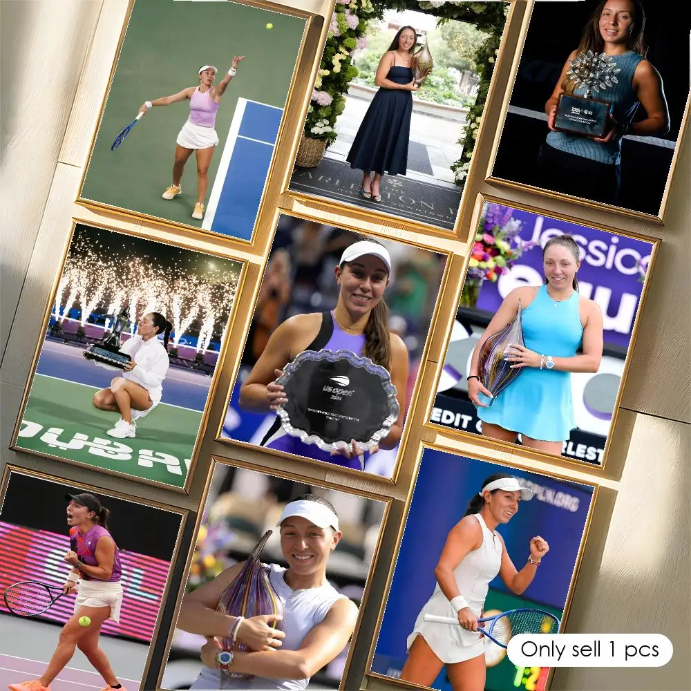 Jessica Pegula Jess Tennis Champion Painting Calligraphy Waterproof print Office Fine reproduction French