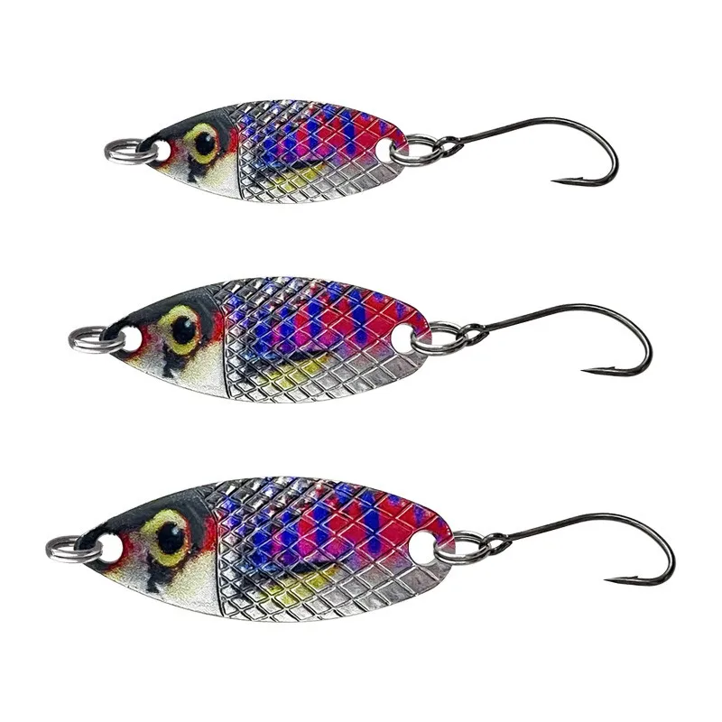 5 PCS/Set  Metal Jig Bazooka Simulated fish Scales Spoon Spinner Wobbler Bait Set with Tackle Box Kit  Pike Bass Fishing Lure