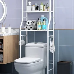 Bathroom Toilet Storage Rack Floor to Floor Toilet Rack Washroom Punching Free Washing Machine Basin Storage Rack