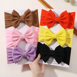 1pc Stirnband Nylon Kleinkinder Kleinkinder elastisches Haarband für Neugeborene Prinzessin Bowknot niedlichen Baby Haarschmuck Großhandel