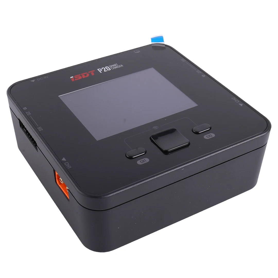 ISDT P20 1000W 40A / P10 500W 20A Battery Dual Channel Battery Balance Charger For Lilon LiPo LiHV NiMH Pb