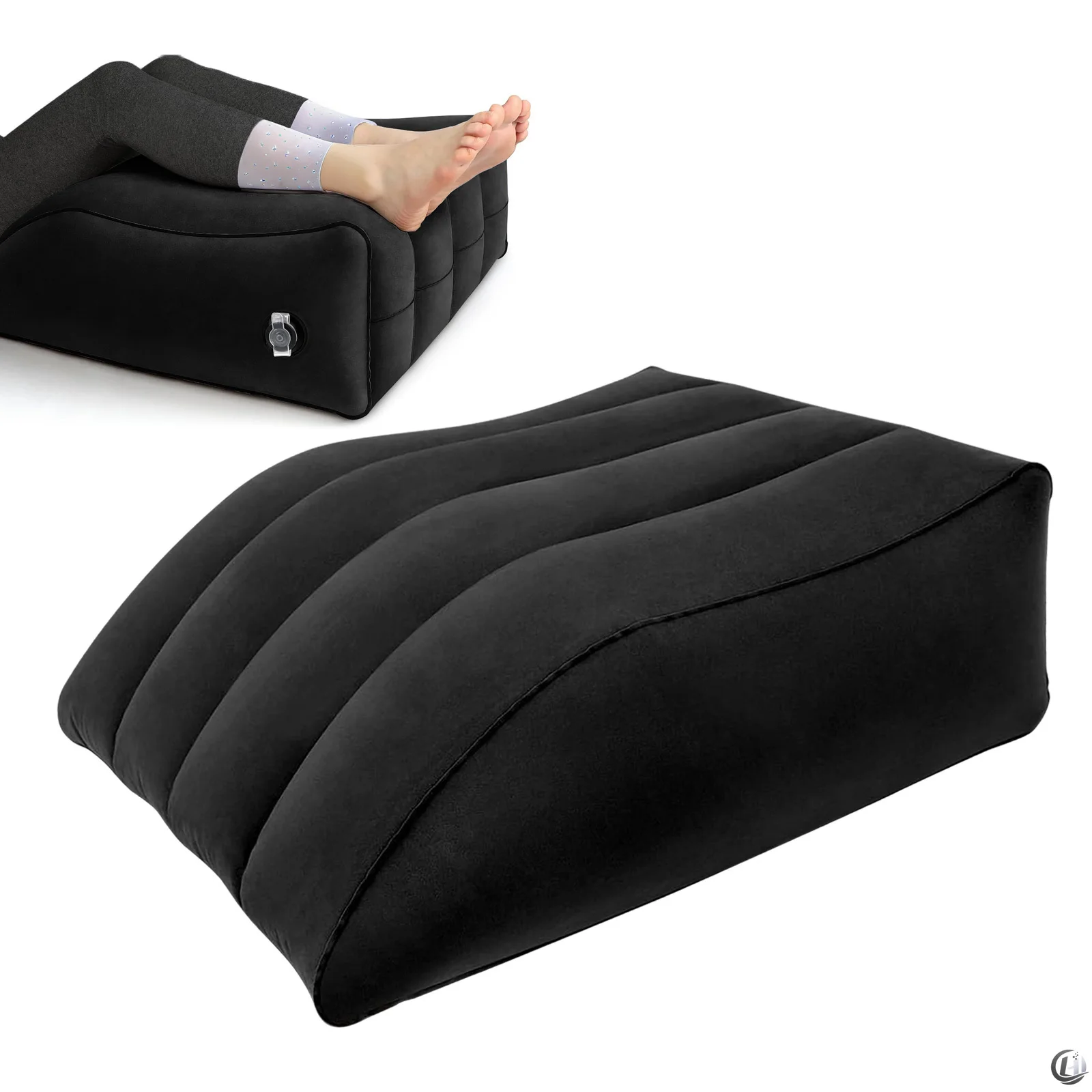Leg Elevation Pillows,Inflatable Leg Pillows for Swelling, Portable Wedge Pillow for Improve Circulataion and Reduce Swelling