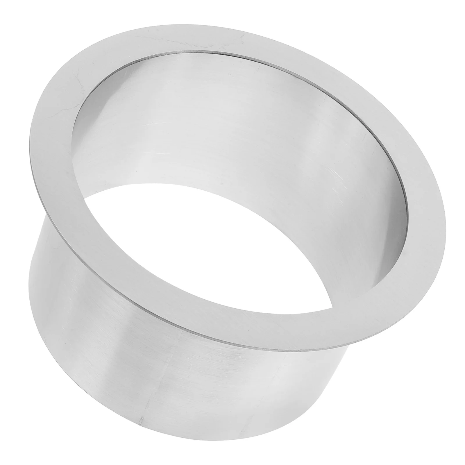 

Stainless Steel Trash Chute Round Drop-In Garbage Holder Countertop Built-In Kitchen Waste Bin Smooth High Temperature