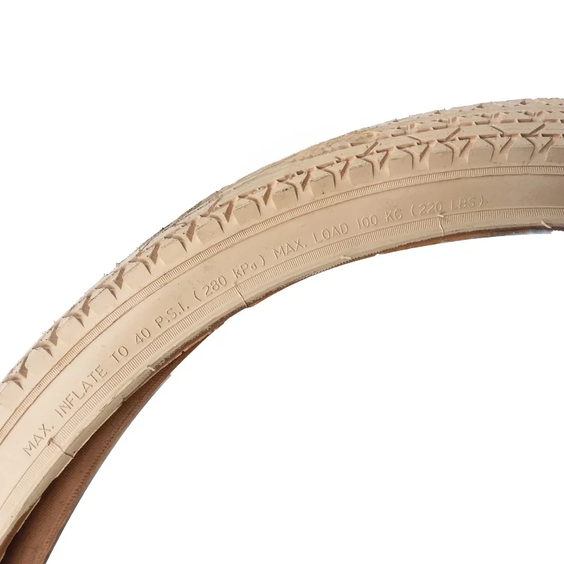 

Aike 26-дюймовая глянцевая велосипедная шина в стиле ретро P23A золотисто-желтая бежевая внутренняя и внешняя шина для велосипедного оборудования и аксессуаров