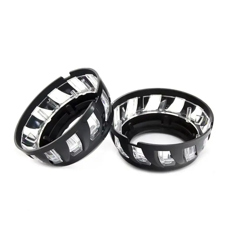 

Headlight Modification Accessory 3 Inch Xenon Spiral Shroud APP RGB Integrate Daylight Cover-N25R