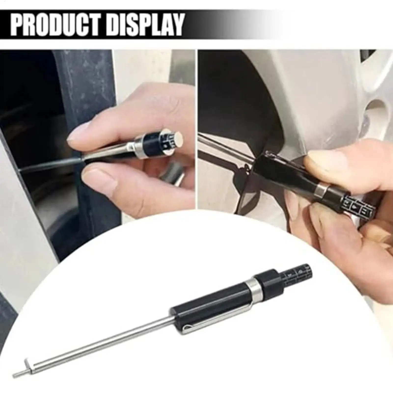Brake Measuring Tool 1.5 Mm-11 Mm Measuring With Scale Brake Pad Gauge Tool For Internal External Inspection Automotive