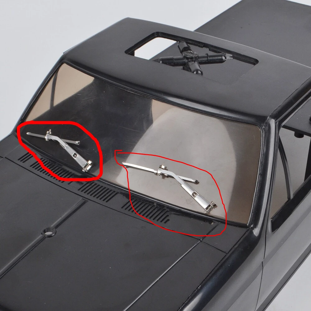 

Metal Movable Windshield Wiper for 1/10 RC Crawler Car Axial SCX10 Traxxas TRX4 D90 Tamiya Blackfoot Simulation Upgrade Parts