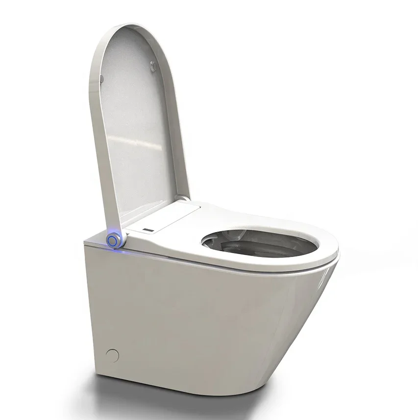 Bathroom Toilet,Luxury Intelligent Toilet S Trap Automatic Toilet Cleaning Electric Toilet Set