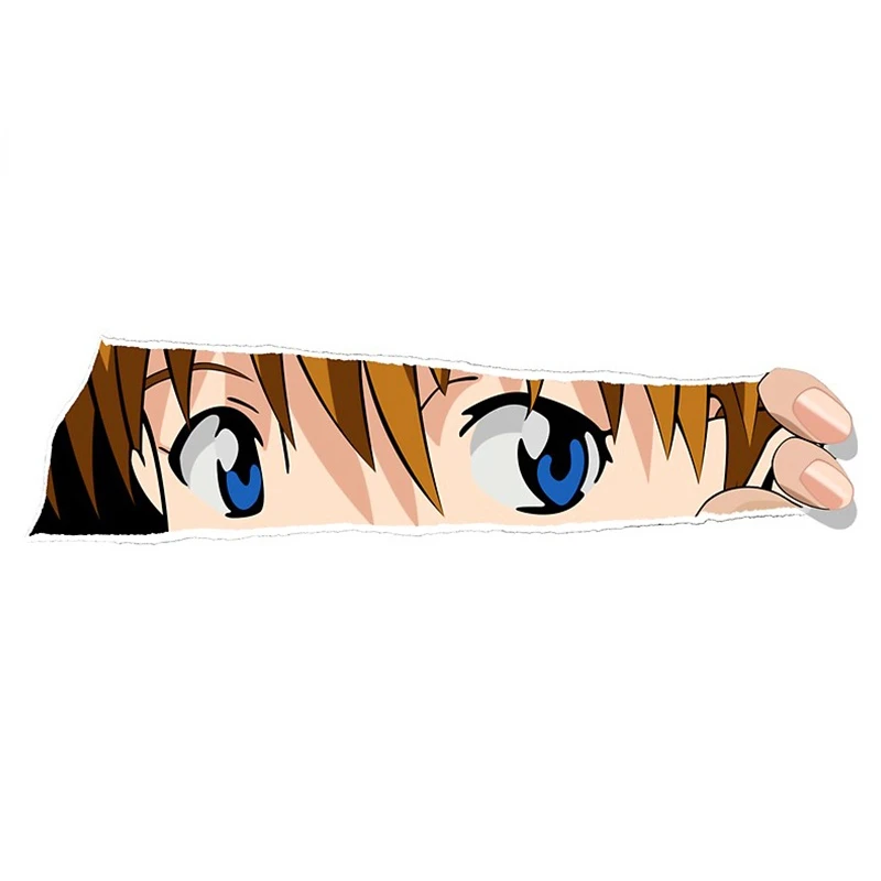 Car Sticker Funny Cartoon Eyes Peeping Modeling Personality Stickers PVC Fashion Auto Window Bumper Sunscreen Waterproof Decals