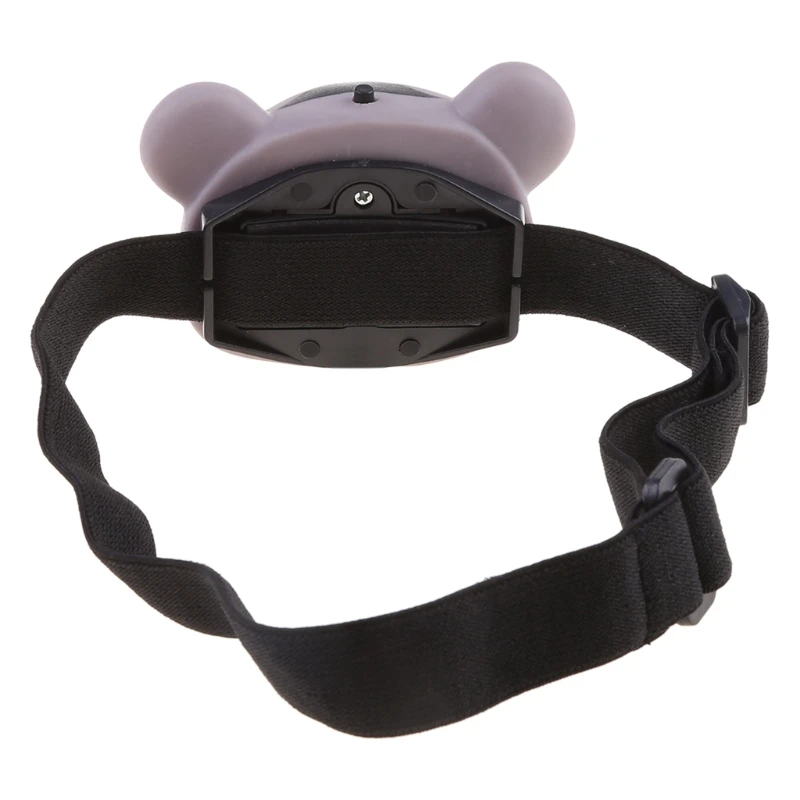 2022 New Child's Headlight with Headband Cartoon Animal Headlamp SOS Flashlight Kids Gift